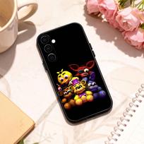 F-Fnaf A-Animatronics Black  phone Case For Samsung Galaxy A73,A72,A71,A70,A53,A52,A51,Others Soft Black Shell Samsung a50 30s 50s black