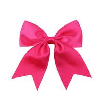 Elegant Bow Ribbon Hair Clip Simple Solid Satin Spring Clip Hair Pin Retro Headband with Clips Girls Hair Accessories