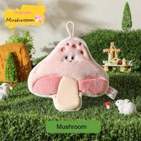 Pumpkin Shape Coral Fleece Hand Towel Three-layer Thick Super Absorbent Quick-drying Towels for Kitchen Bathroom Handkerchief