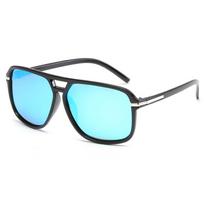 Classic Oversized Men Sunglasses UV400 Protection Big Plastic Frame Vintage Unisex Driving Shades Fashion white
