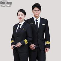 Qianlang Security Guard Winter Uniform Set 2XL black