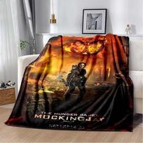 Šilta minkšta flanelinė pledas miegamojo, sofos, lovos, kelionių, iškylų. Tobula gimtadienio dovana. Įkvėpta „Bado žaidynių“ Size: 130*170cm, Weight: 280 GSM