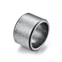 2026 Fashion Trend Large Finger Ring, Domineering Matte Brushed Men's Ring 12# gray