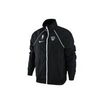 Men's Nike NBA Brooklyn Nets Logo Printing Zipper Stand Collar Jacket Autumn Black DH9118-010 S black