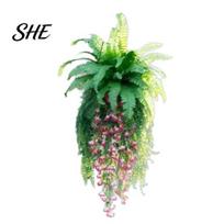 Nereikalaujantys priežiūros augalai, Dirbtiniai kabantys augalai, UV spinduliams atsparūs vijokliai, Dirbtinis gebenė lauke ir patalpose, Faux miegamojo svetainės Boho sienos Verandos lentyna