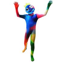 Helovino Rainbow Friends Spalvų Žaidimas Mėlynos Spalvos Monstro Kostiumas kombinezonas 150 blue