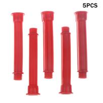5/10vnt Sandarinimo antgaliai Plastikiniai sandarinimo prailginimo vamzdeliai Sandariklio aplikatorius Sandarinimo antgalio keitimas Langai Durys Namai A1 red