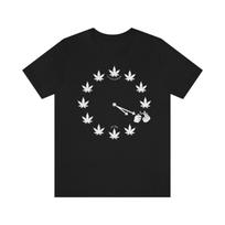 420 Clock T-Shirt, Unisex Jersey Short Sleeve Tee 110 white
