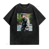NAS T SHIRT rap tee 90s hip hop Size S 5XL Cotton vintage Washed Casual streetwear Slightly Breathable Top For Everyday Wear L black