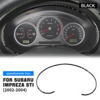 Carbon Fiber Dashboard Trim for Subaru Impreza STI 2002-2004 Speedometer & Air Vent Frame Speedometer Box-1