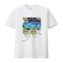 Taip „Yes“ grupės „Yessongs“ albumo viršelis Gyvai 1973 m. Retas Vintažinis Atsitiktiniai Gatvės drabužiai Marškinėliai vintažiniai Išskalbti gatvės drabužiai Universalus vyriškas 3XL blue