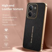 For Redmi 15C 14C premium electroplated lychee-textured phone case that’s shockproof and fingerprint-resistant Redmi 15C 4G 171.5