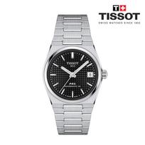 [TISSOT] PRX Powermatic 80 35mm Black Waffle Dial Stainless Steel Automatic Watch (T137.207.11.051.00)