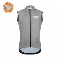 Mens Fleece Cycling Vest Windproof Breathable Thermal Bike Waistcoat Road Riding XXXL