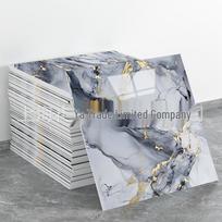 30x30 lipnios imitacinio marmuro ir aliuminio sienų plytelių lipdukas