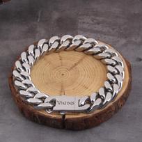 Nerūdijančio plieno vikingų Ouroboro karoliai vyriški punk gotikiniai gyvatės karoliai madingi baikerių vintažiniai pakabukai papuošalai dovana with box&60cm brown