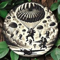 Retro metaliniai paveikslai, baldai, svetainės dekoracija 20x30cm (Multicolor,TYA-1047636-20X20) gray