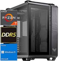TopPC AMD Ryzen 7 (Zen 4) TUF Gaming Powered by ASUS, Ryzen 7 7800X3D, 64GB (2x32) DDR5, 2TB NVMe Gen4, Windows 11 Home DATK323-1504745