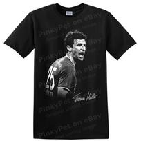Thomas Muller Soccer Player Number 25 T Shirt Black White Portrait Fan Art Tee S black