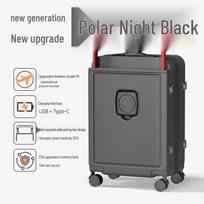 2025 Women's Wide Drawbar Multifunctional Suitcase: 20-inch Carry-on & 24-inch Durable Student Lock Suitcase 18-inch [Carry-on, Easier with Wide Drawbar] gray