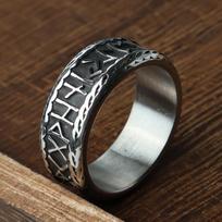Unikalus vikingų lokio nagų žiedas vyrams, vintažinis nerūdijančio plieno Odino vikingų keltų žiedas, punk motociklininko papuošalai, didmeninė prekyba 12