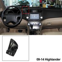 Car Phone Holder Stand Mount Bracket Fixed Base for Toyota Prado Camry Corolla RAV4 Vios Sienna Harrier Highlander Izoa 4Runner 16 gray
