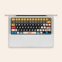 Macbook Air / Macbook Pro M1 M2 M3 M4 M5 Klaviatūros Apsauginė Plėvelė / Spalvotas Spausdinimas Mikro Matinė Minkšto Popieriaus Klaviatūros Lipdukai Klaviatūros Apsaugotojas Macbook Pro 14 M1/M2/M3/M4/M5