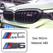 BMW M E46  E60 3D Metal Logo M Sticker Letters ABS Emblem  BMW M  X2 X3 X4 X5 X6 F48 G01 E84 E83 F39 F10 F30 G11 G07 G86 G80 G60 E60 E46  A1 black