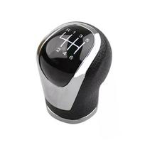 Leather Gear Shift Knob for Nissan For Qashqai For J11 Designed for X Trail T32 Pulsar C13 328654BA1A 328654EA0A gray