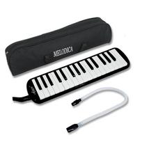32 klavišų Melodica klaviatūros muzikos instrumentas su maišelio dirželio kandikliu black
