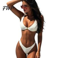 Triangle Bikini Top Women Sexy Halter Set, Push-Up Deep V Neck Durable Swimwear Tops with High-Cut Bottoms, Quick-Dry Breathable Long Leg S black