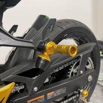 HRuizq Tandem Step Slider for Kawasaki Z650 Z900 Z900RS/Cafe Z750 Z750S Z800 All Years (Golden) gray