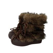 Leather snow boots women's new winter big head thick sole piled thickened fluff wear warm cotton shoes cold 38 black