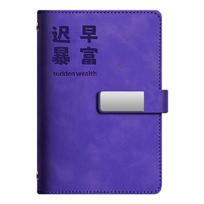 Refillable Money Saving Notebook Leather Budget Planner With 6 Rings Leather Binder Covers For Daily Budgeting Planning