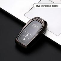 Aukščiausios kokybės raktų dėklas, skirtas Toyota Camry RAV4 Corolla CHR Highlander Levin raktų pakabuko laikikliui gray