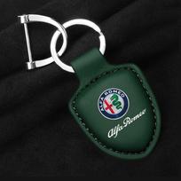 Odinis raktų pakabukas su skydo tipo 3D emblema, raktų žiedas, skirtas Alfa Romeo giulia stelvio giulietta 159 147 156 166, automobilio aksesuarai SY1 black