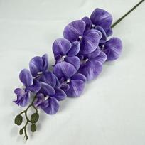 Frozen Flower Decor With Soft Silicone For Wedding And Home Arrangement Purple