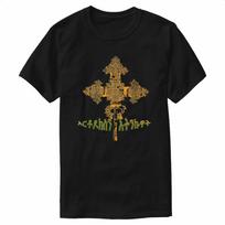 Rare Ethiopian Orthodox Church Cross TShirt New 100 Cotton ONeck Summer Short Sleeve Casual Mens Tshirt Size S3XL 4XL