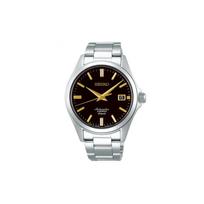 Seiko 100 metrų atsparumas vandeniui, datos rodymas, Automatinis, Plieninė apyrankė, , tas pats stilius vyrams ir moterims, juodas ciferblatas SZSB014