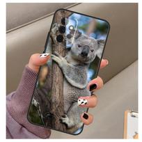 Koala dėklas Samsung Galaxy A33 A13 A53 A34 A54 A14 A15 A16 A26 A36 A56 A12 A32 A52 A06 A35 A55 telefonams Samsung A22 5G black