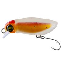 38mm 2.3g Insect Micro Bait Soft Plastic Body Miniature Bait Artificial Insect Bait for Freshwater and Saltwater Fishing orange