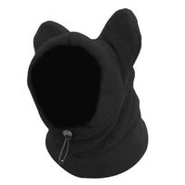 Soft Dog's Fleece Bat Hat Adjustable Pet Headwear Dog Warmer Ears Hoodie Caps Pet Supplies Warm French Dogs Winter Hats
