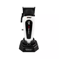 iPRO Professional Hair Clipper Profesionali belaidė plaukų kirpimo mašinėlė S1095, Balta