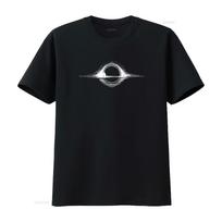 Interstellar Black Hole T Shirt For Astronomers Space Urban Design Vintage Unisex Stylish Fashion Soft Stretched S black