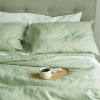 100% Linen Bed Duvet Cover Stone Washed France Linen Solid Color Breathable Home Textiles Bedding Quilt 150X220cm