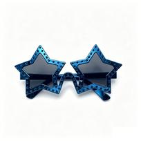 Electroplated Y2K Spicy Girl Pentagram Sunglasses - Fun, Stylish Party Wear