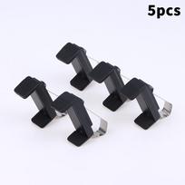 Automobilio skydelio nuo saulės spaustukas laikiklis, Nuotolinio valdymo pultelis garažo vartams, Raktų pakabukas, Universalūs automobilio interjero aksesuarai1/5 vnt. 5pcs black