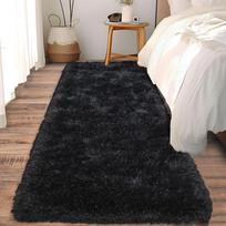 VIKAMA Ultra-Soft Running Rug Bedroom & Hallway Anti-Slip Mat Fluffy Plush Bedside Dormitory Carpet Home Decor 40x60cm 16x24inch
