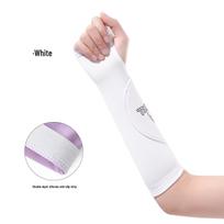 Youth Volleyball Forearm Wrist Guard - Protective Gear for Children & Teens White S (45-80 kg)