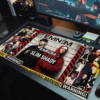 Eminem Identity Crisis Large Size Mouse Pad Large Gaming Table Cushion Nonslip Laptop Tablet Big Mousepad Xxl Mat Mini Pc Playmat With Lock Edge 30cmx80cm(11.8x31.5inch)